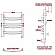 Полотенцесушитель электрический Ника Arc ЛД (г2) R 60х40 см 7 перекладин