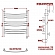 Полотенцесушитель электрический Ника Arc ЛД (г2) R 80х60 см 9 перекладин
