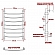 Полотенцесушитель электрический Ника Arc ЛД R 100x50 см 7 перекладин