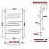 Полотенцесушитель электрический Ника Curve ЛZ R 80x50 см 3 перекладины