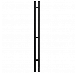 Полотенцесушитель Terminus Duo электро круг 1200 9.4х120 см чёрный