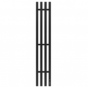 Полотенцесушитель Terminus Quatro электро проф 1200 21х120 см чёрный