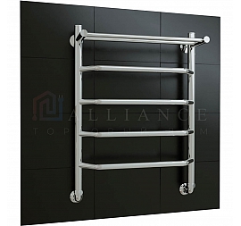 Полотенцесушитель Alliance-DV ТДА ЛНК 60x120 см 10 ломаных перекладин с полкой