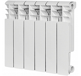 Радиатор алюминиевый Rommer Profi 350 6 секций