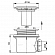 Сифон для душевого поддона AlcaPlast A49CR d90 мм
