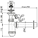 Сифон для умывальника AlcaPlast A41P