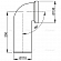 Колено для унитаза 90° AlcaPlast A90-90