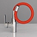 Смеситель для кухни Aquanet Kitchen FF6239-red