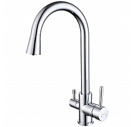 Смеситель для кухни Aquatek Вега AQ1085CR