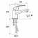 Смеситель для умывальника Santek Нико WH5A02005C001