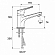 Смеситель для умывальника Santek Кант WH5A02002C001