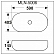 Умывальник Melana MLN-5006 59 см
