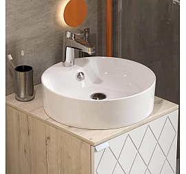 Умывальник Sanita Luxe Best Shelf WB.CT/Best/43-C.Shelf/WHT.G/S1 43 см