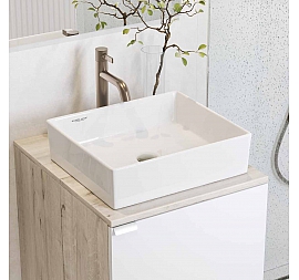 Умывальник Sanita Luxe Novel Slim 40 WB.CT/Novel/40-N.Slim/WHT.G/S1 40 см