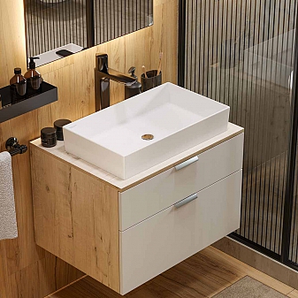 Умывальник Sanita Luxe Novel Slim 60 WB.CT/Novel/60-N.Slim/WHT.G/S1 60 см