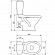 Унитаз-компакт Cersanit Trento KO-TR011-3/6-PL микролифт