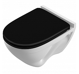 Унитаз подвесной Sanita Luxe Attica Color Black ATCSLWH0110