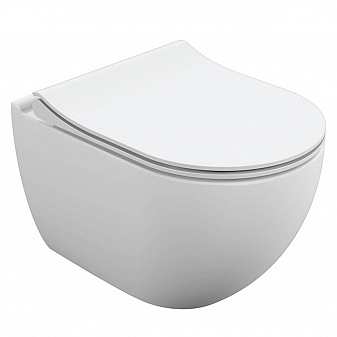 Унитаз подвесной Cersanit Brasko Smart Clean On DPL EO slim LP 64824