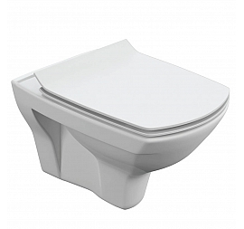 Унитаз подвесной Cersanit Carina XL Clean On DPL EO slim S-MZ-CARINA-XL-COn-S-DL-w