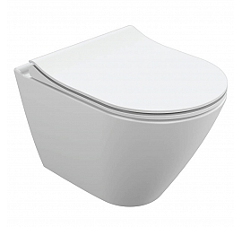 Унитаз подвесной Cersanit City Smart Clean On DPL EO slim LP 64822