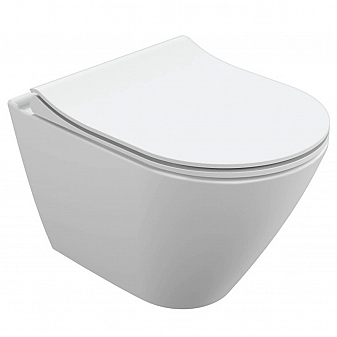 Унитаз подвесной Cersanit City Oval Clean On DPL EO slim 63114