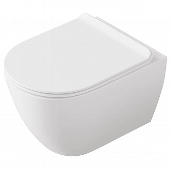 Унитаз подвесной Sanita Luxe Surf WC.WH/Surf/SlimDM.Rim/WHT.G/S1