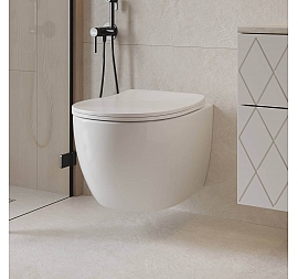 Унитаз подвесной Sanita Luxe Galaxy WC.WH/Galaxy/SlimDM.Rim/WHT.G/