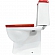 Унитаз-компакт Sanita Luxe Best Color Red BSTSLCC07110522