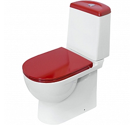 Унитаз-компакт Sanita Luxe Best Color Red BSTSLCC07110522