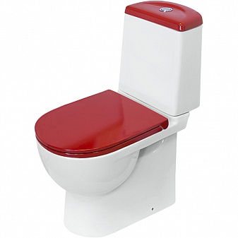Унитаз-компакт Sanita Luxe Best Color Red BSTSLCC07110522