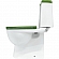 Унитаз-компакт Sanita Luxe Best Color Green BSTSLCC09130522