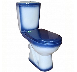 Унитаз-компакт Rosa Комфорт синий