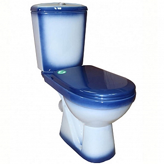 Унитаз-компакт Rosa Комфорт синий