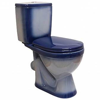 Унитаз-компакт Rosa Лира синий