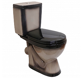 Унитаз-компакт Rosa Лира чёрный