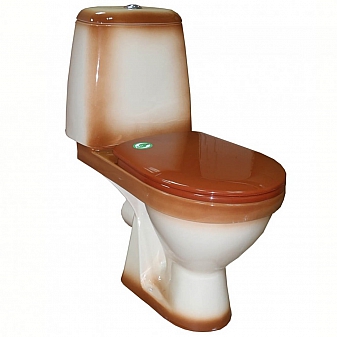 Унитаз-компакт Rosa Премьер коричневый