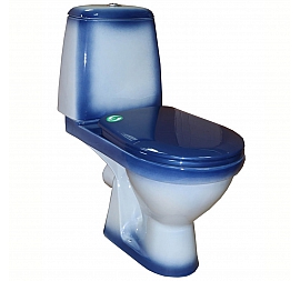 Унитаз-компакт Rosa Премьер синий