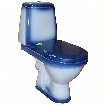 Унитаз-компакт Rosa Премьер синий