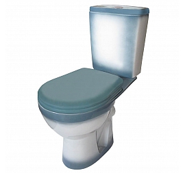 Унитаз-компакт Rosa Рио зелёный