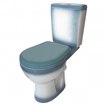 Унитаз-компакт Rosa Рио зелёный