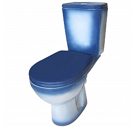 Унитаз-компакт Rosa Рио синий