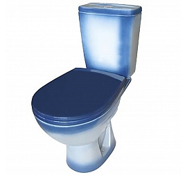 Унитаз-компакт Rosa Соло синий