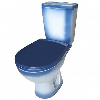 Унитаз-компакт Rosa Соло синий