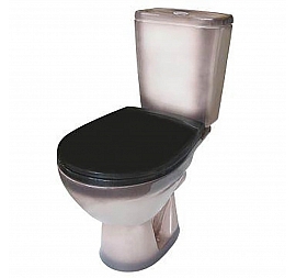 Унитаз-компакт Rosa Соло чёрный