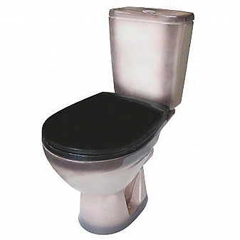 Унитаз-компакт Rosa Соло чёрный