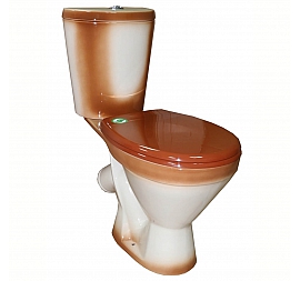 Унитаз-компакт Rosa Элегант коричневый
