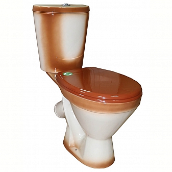 Унитаз-компакт Rosa Элегант коричневый