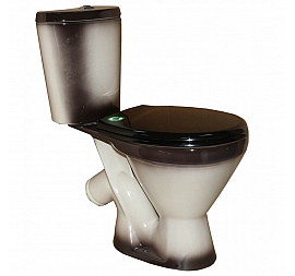 Унитаз-компакт Rosa Элегант чёрный