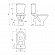 Унитаз-компакт Cersanit Melar 031 3/6 DPL EO slim 64234