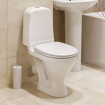 Унитаз-компакт Sanita Самарский Стандарт WC.CC/Samarsky/1-P/WHT.G/S1